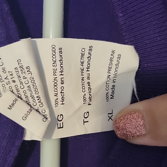 DETROIT TIGERS PURPLE SHORT SLEEVE T SHIRT - Picture 4 of 4